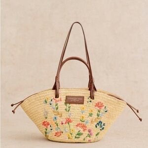 Sezane Justine bag floral